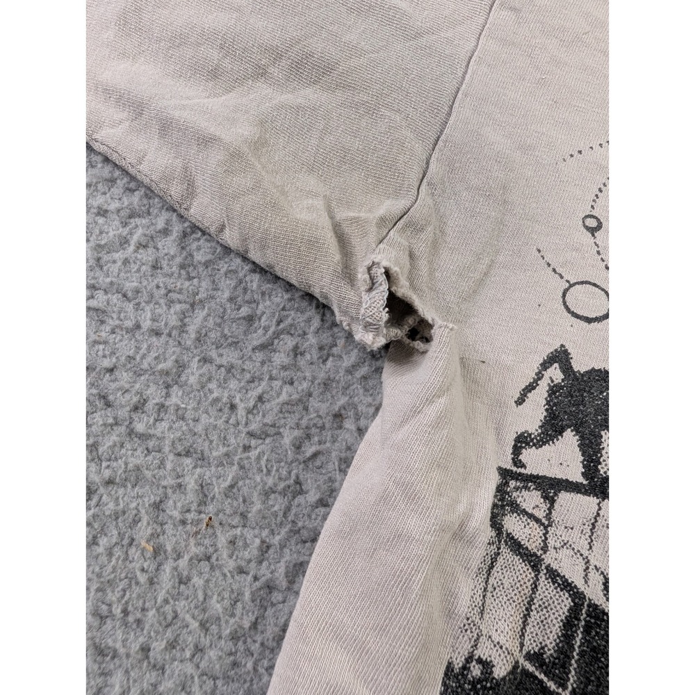 William S Burroughs Naked Lunch Monkey Brain Destroyed Distressed Thrashed Shirt - Picture 14 of 16